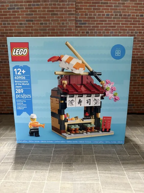 LEGO 40906 Restaurants of the World Japan Sushi Shop GWP Limited Edition NEW