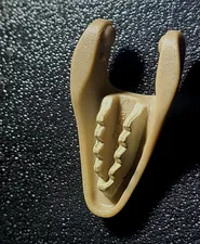 Jurassic LEGO 98067 Dinosaur Jaw Lower Raptor dark tan  🦕 1pc