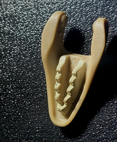 Jurassic LEGO 98067 Dinosaur Jaw Lower Raptor dark tan  🦕 1pc