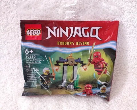 LEGO Ninjago Dragons Rising Kai and Rapton's Temple Battle Set 30650 From 2023