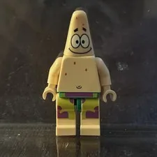 LEGO SpongeBob SquarePants Minifigure Patrick (Genuine) Rare Adult Owned