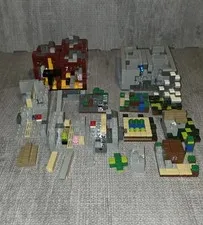 Lego Minecraft Lot Micro World Village Lot Multi Set Incomplete See Pictures 