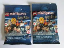 LEGO HARRY POTTER MINIFIGURES SERIES 2 LOT OF 2 FACTORY SEALED BLIND BAGS 71028