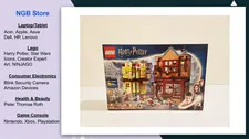 LEGO Harry Potter Quality Quidditch Supplies & Ice Cream Parlour 76452, US, NEW