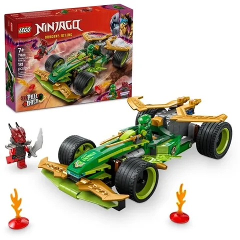 LEGO NINJAGO Lloyd's Pull-Back Race Car Toy with 2 Minifigures, Ages 7+ - 71828