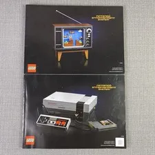 LEGO 71374 NES Nintendo Entertainment System INSTRUCTION MANUALS ONLY, NO BRICKS