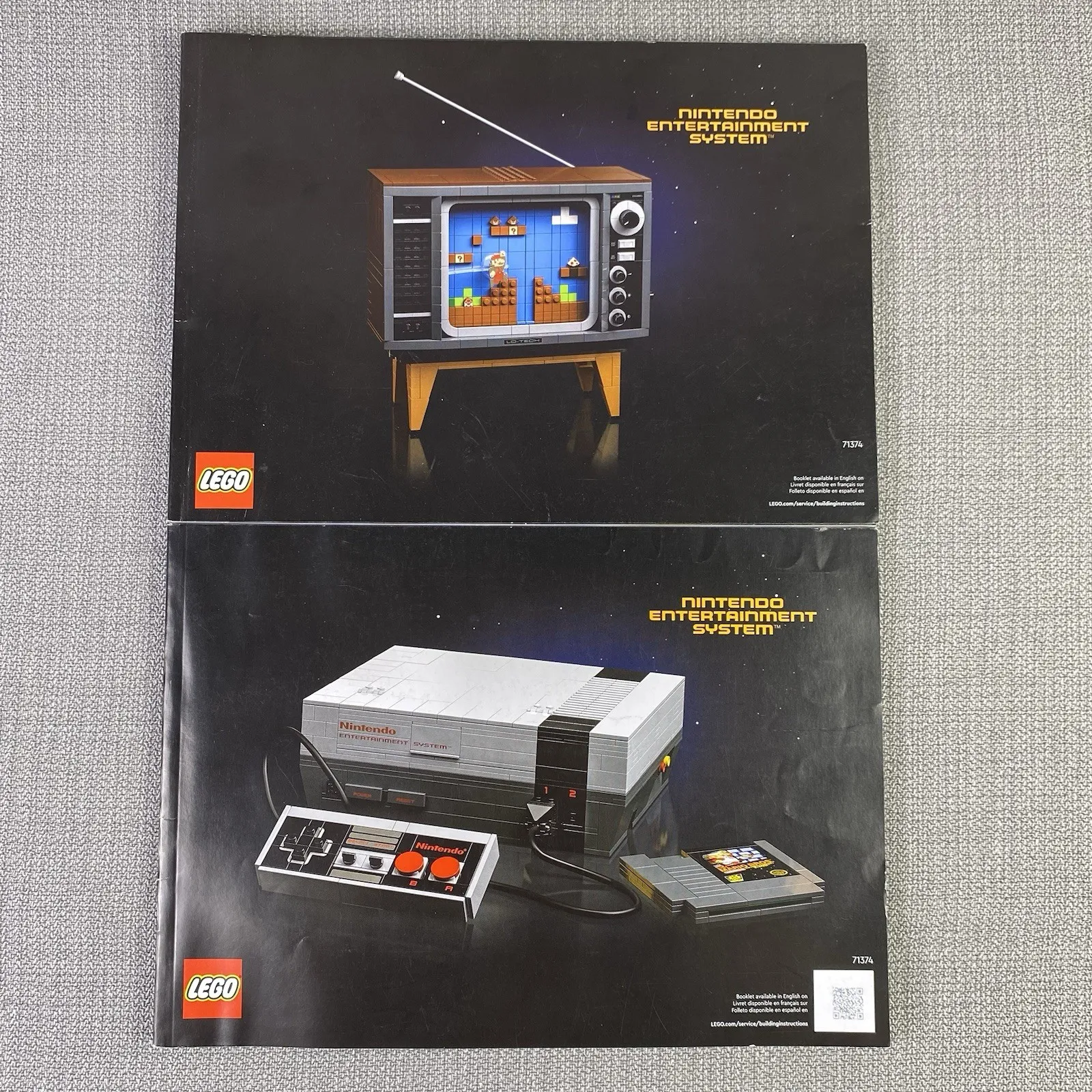 LEGO 71374 NES Nintendo Entertainment System INSTRUCTION MANUALS ONLY, NO BRICKS