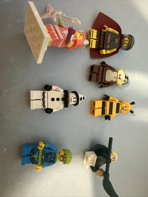 Lego Collectible Minifigure Series  Lot of 7