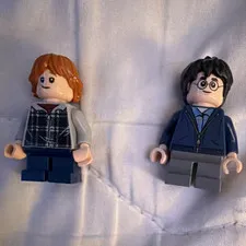 LEGO Harry Potter Minifigures Lot of 2 Harry Potter & Ron Weasley