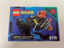 LEGO 1990s Aquazone: Aquasharks Shark Scout INSTRUCTIONS Manual For Set 6115