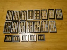 LEGO Police Jail Doors Windows Bars Used Lot