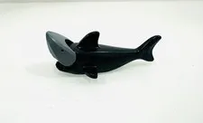 LEGO Shark Body Hull Piece Black Gray Opening Jaw Replacement Part Ocean Sea