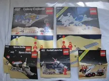 INSTRUCTIONS ONLY from LEGO Space Sets 497,  6929, 442, 462, 6870 + BONUS PIECES