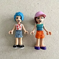 LEGO Minifigure Friends Harper frnd491 Evelyn frnd492 Main Street 41704