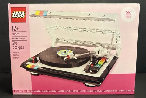 LEGO 40699 Retro Record Player Limited/Retired Collectible Set NIB & Sealed! 💿