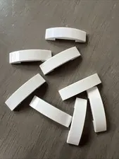 LEGO 93273 White Slope, Curved 4 x 1 x 2/3 Double 8 Pieces