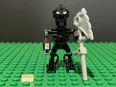 LEGO Bionicle Mini - Toa Inika Nuparu Minifigure w/ Weapon bio006 8893 8894