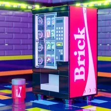 Brick Custom Soda Vending Machine New