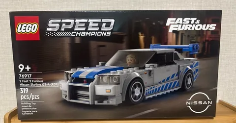 LEGO Speed Champions F&F 2 Fast 2 Furious Nissan Skyline GT-R (R34) 76917