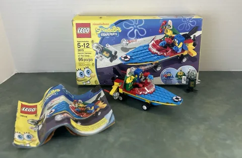 LEGO SpongeBob SquarePants 3815 Heroic Heroes of the Deep Complete Box Retired