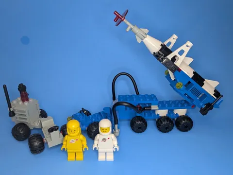 LEGO Vintage Space: 6881 Lunar Rocket Launcher & 6823 Surface Transport No Box