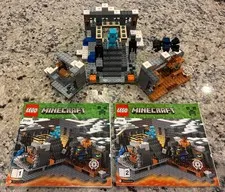 Lego 21124 Minecraft The End Portal 100% Complete with Manuals NO Box