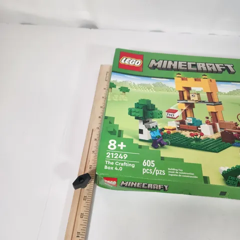 LEGO Minecraft 21249 The Crafting Box 4.0 605 Pc Set Factory Sealed