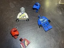 LEGO NINJAGO Minifigure Parts Lot: 2 Torsos w/ Arms, Blue Legs, 71749
