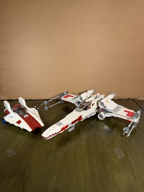 LEGO Star Wars Rebel Ships Lot: X-Wing (9493) and A-Wing (75003)