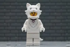 LEGO® Minifig col462 - Cat Costume Fan