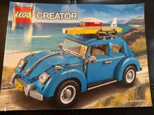 Lego CREATOR Instructions - #10252 Volkswagen VW Beetle - Manual Booklet ONLY