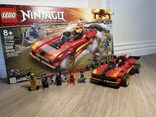 LEGO NINJAGO Legacy 71737 X-1 Ninja Charger, 2021 10th Anniv. Golden Cole, 100%