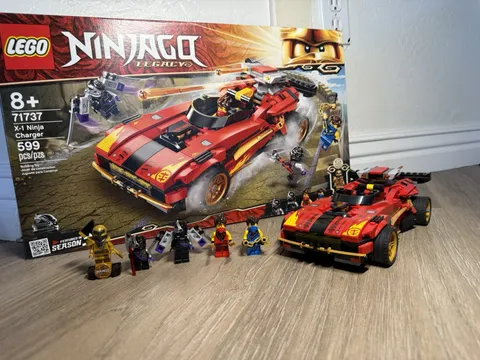 LEGO NINJAGO Legacy 71737 X-1 Ninja Charger, 2021 10th Anniv. Golden Cole, 100%