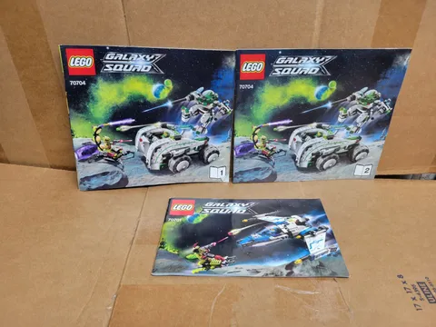 LEGO Galaxy Squad 70704 Instruction Manual Books 1 &2 (No Bricks) FREE SHIPPING