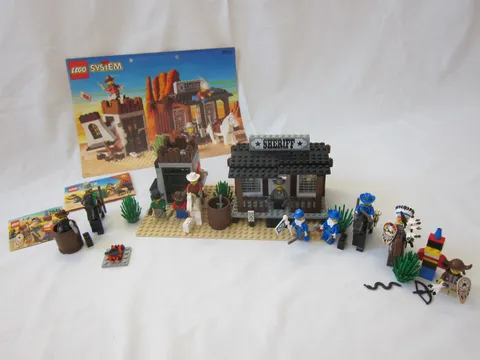 LEGO 6755 6712 6706 6709 2845 Sheriff's Lock-up manuals complete Western sets