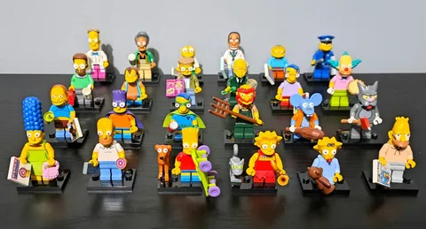LEGO The Simpsons blind bag minifigures 24pc lot *complete series 1 & almost 2*