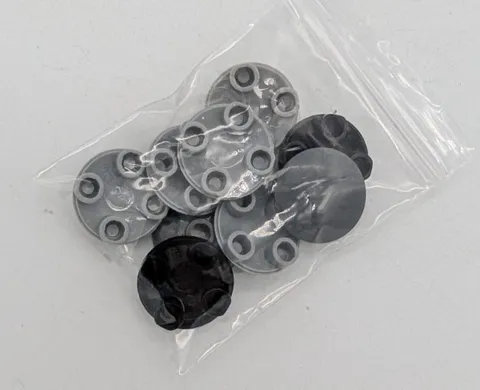 LEGO 2x2 plate round rounded bottom (boat stud) (8 pcs) various color Brick lot