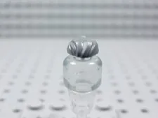 LEGO Dark Bluish Gray Hair Narrow Swept Back w/ Ponytail Minifig BQ