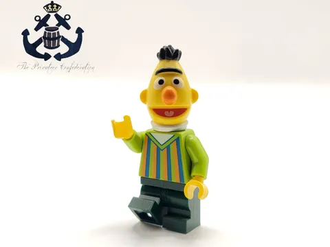 LEGO 2020 Sesame Street Minifigure Bert Muppet idea076 From Ideas Set 21324