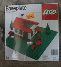 NEW LEGO Baseplate #813 1989  10" x 10" or 32 x 32 Studs SEALED Green Toys R Us