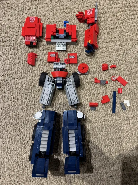 LEGO Icons Transformers Optimus Prime 10302 Printed Parts Lot/Lower Legs Set