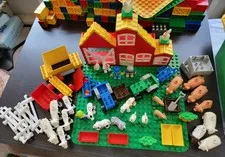 Lego Duplo Vintage Barn Tractor Animals Accessories Farm