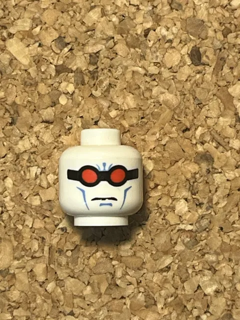 Lego Batman 2006 Mr.Freeze Minifigure Head Only - Good Condition