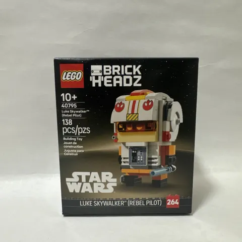 New Lego Star Wars Luke Skywalker Rebel Pilot Brickheadz 40795 NISB Fast To Ship