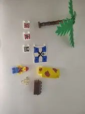 Lego Pirates baseplate and pieces