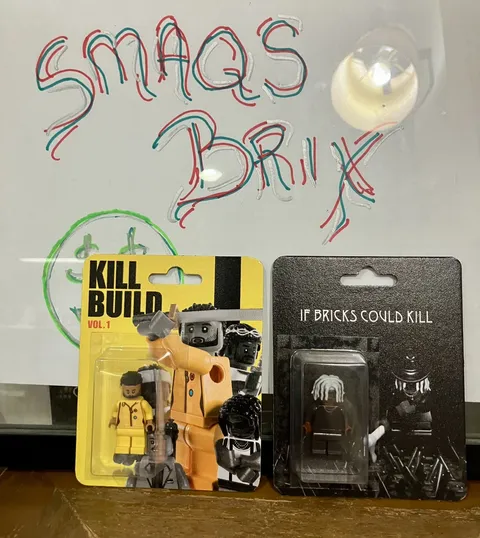 LEGO Minifigure - The Canvas Don -  Kill Build & If Bricks Could Kill - Lot
