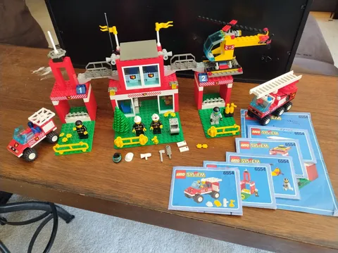 1997 LEGO Town: Blaze Brigade (6554) Complete w/ all instructions, no box