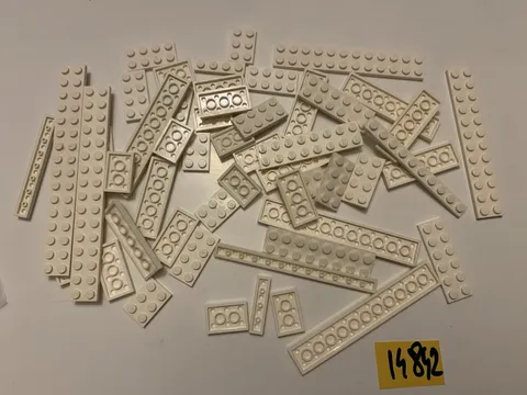 Lego Parts Lot White Plates