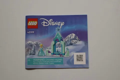 LEGO® Disney™ Frozen 43199 Elsa’s Castle Courtyard Instruction Manual Only!