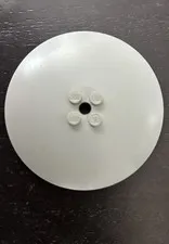 Lego Radar Bowl 2.5" Gray Light Gray Dish Inverted Solid Studs Part # 001 Vinyl